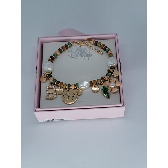Disney Parks BAMBI Letter "B" Charm Bracelet Kingdoms & Castles Collection - Picture 3 of 4